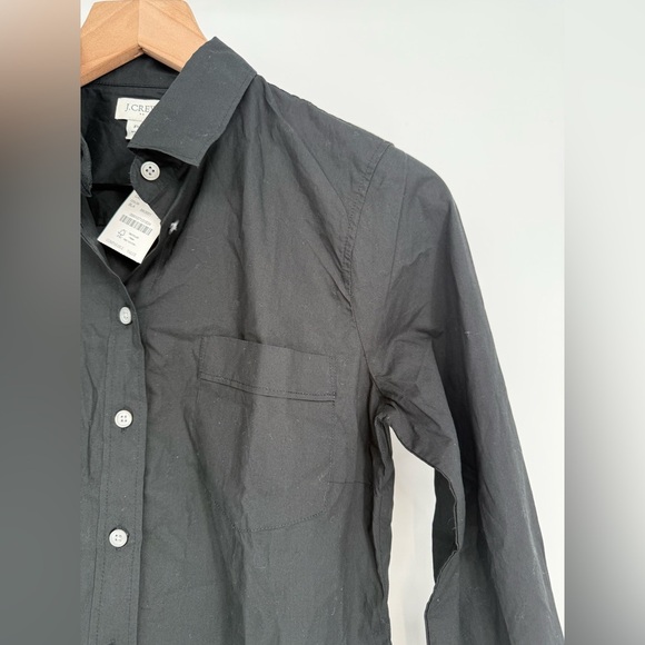 J.Crew Button-Up Cotton-Blend Poplin Shirt in Signature Fit Size PS - Picture 5 of 8